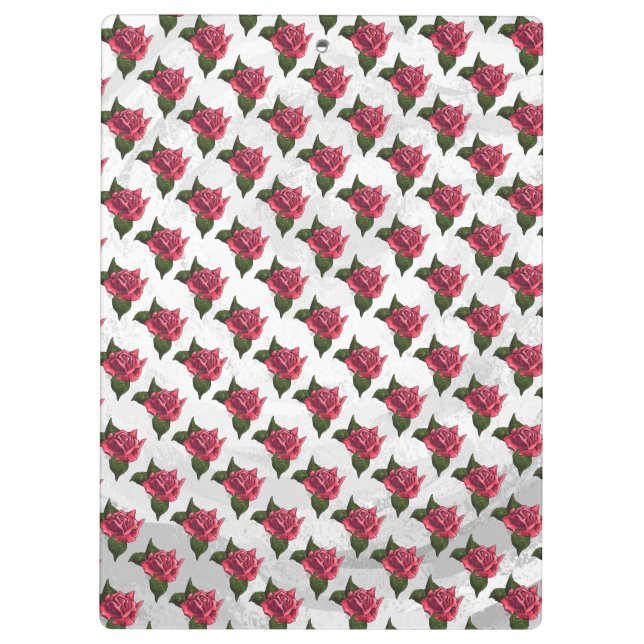 Rose Pattern Clipboard (Back)