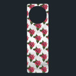 Rose Pattern Door Hanger<br><div class="desc">Beautiful Red Rose Art painted by Traci Van Wagoner on Gifts and Accessories designed by ITD Holidays. Perfect for Valentine's Day, her birthday, or anytime you want to show her how much you love her. Be romantic and gift a gift of flowers that never die. Custom designs available, so please...</div>