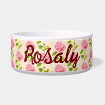 Rose pattern pink