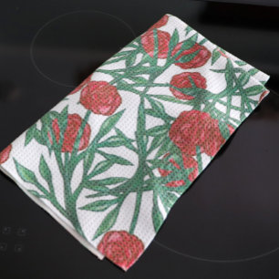 Rose Pattern Roses Patterns Floral Art Flowers Kitchen Towel