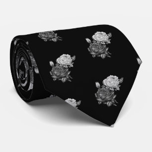 Rose Pattern  Tie