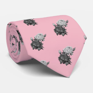 Rose Pattern  Tie