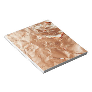 Rose Peach Gold Glam Notepad