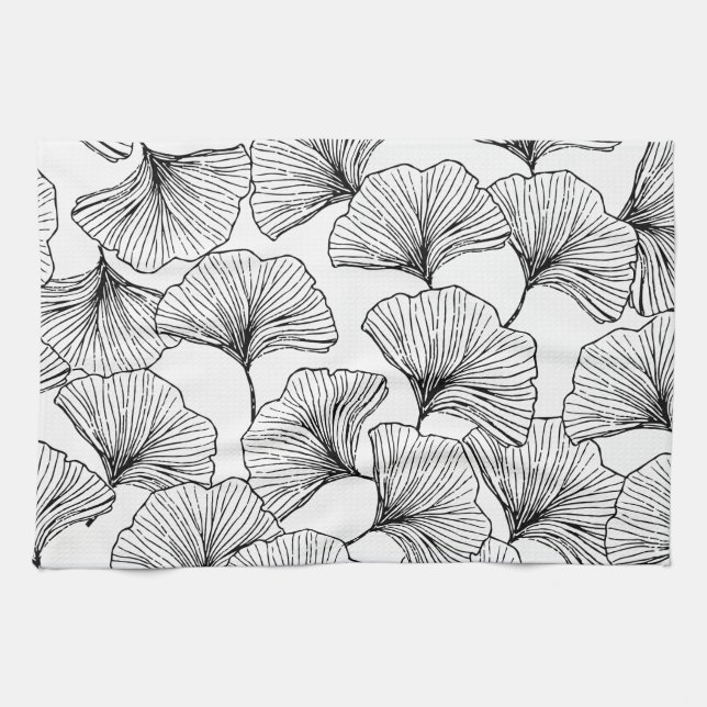 rose petals kitchen towel (Horizontal)
