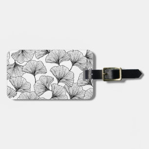 rose petals luggage tag