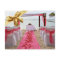 Rose Petals On Red Carpet Wedding Thank You Card2