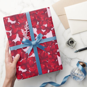 Rose Petals Wrapping Paper