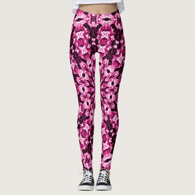 Rose Petals Zen Love Leggings (Front)