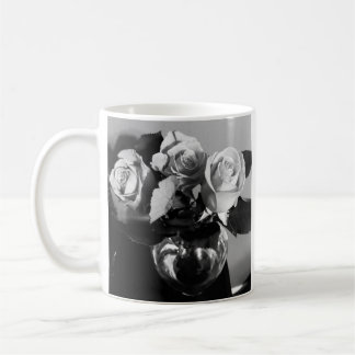 Rose photo papier tasse