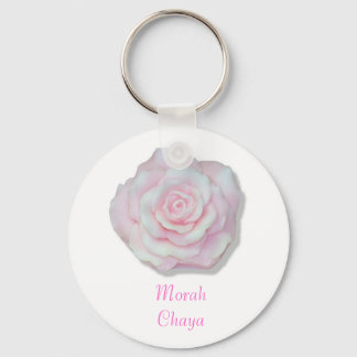 rose_pink1, Morah Chaya Keychain