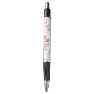 Rose Pink Flowers Pen