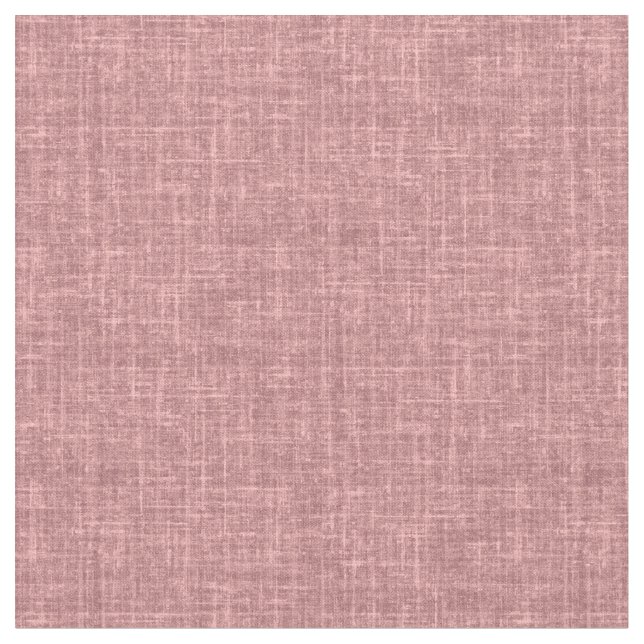 Rose Pink Linen Fabric (Close Up)