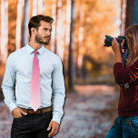 rose pink ombre - modern neck tie<br><div class="desc">Modern necktie in rose pink ombré. This gradient transitions from a dark rose hue to a pinkish white tone. It is a mix of simple and elegant colours. Excellent for birthdays, parties, and graduations. Printed on both sides .</div>