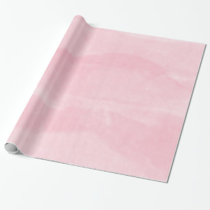 Rose Pink Pastel Watercolor  Wrapping Paper