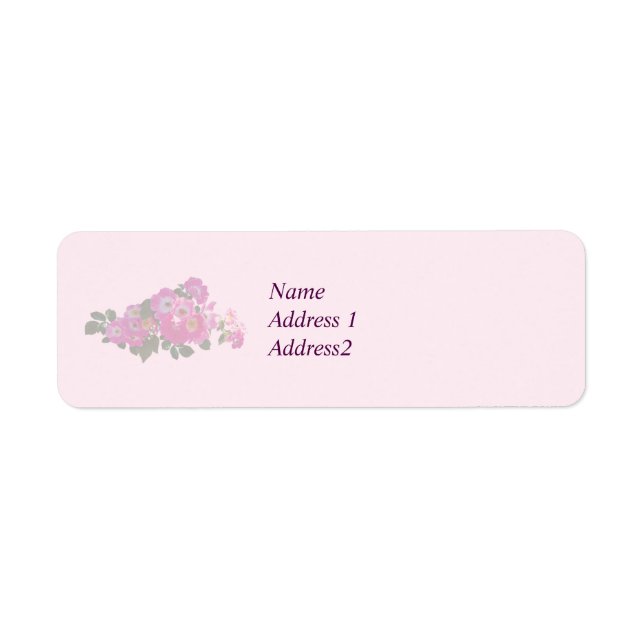 Rose Pink Rambler Save the Date (Devant)