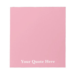 Rose Pink Template Notepad