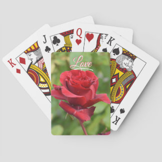 Rose playing cards