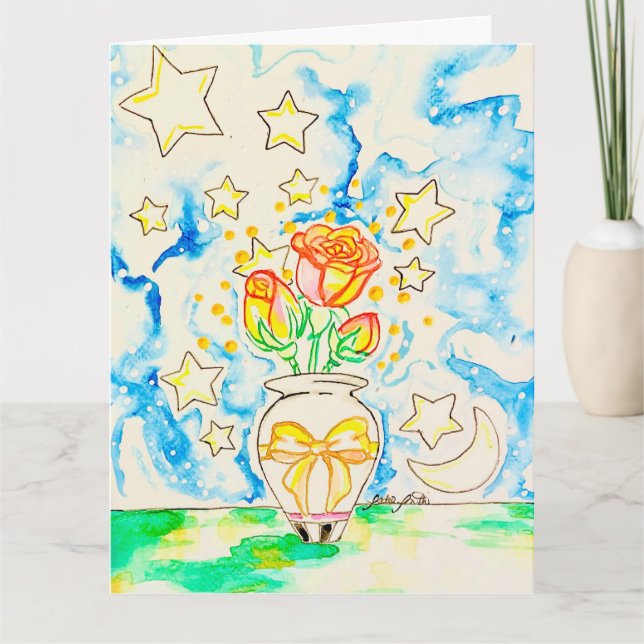 Rose Poster Card (Front)