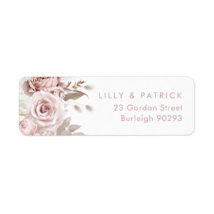 Rose Poussiéreuse & Blush Adresse de Retour de Mar