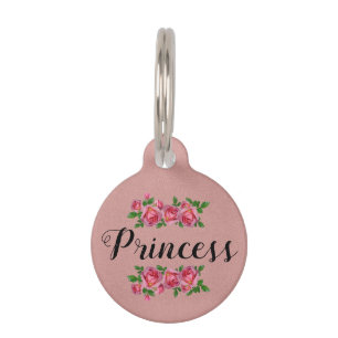 Rose Princess Pet Tag