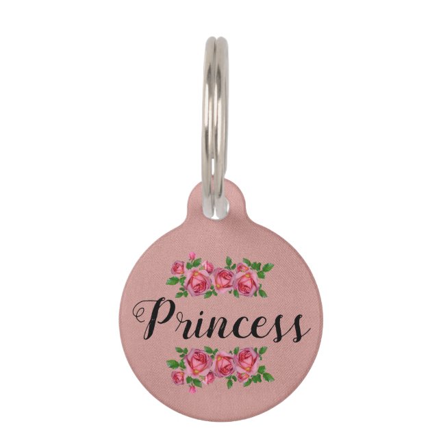 Rose Princess Pet Tag (Front)