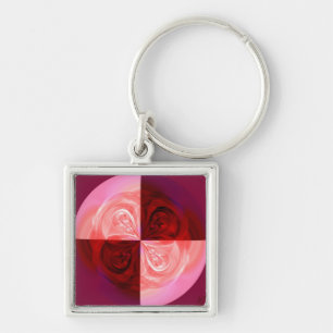 Rose Quarter Keychain