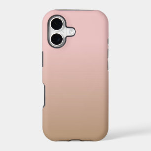Rose Quartz and Iced Coffee Ombre Pink Brown
