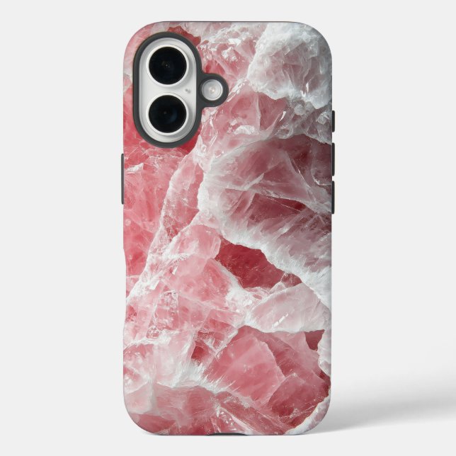Rose Quartz Crystal Phone Case (Back)