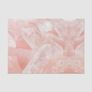 Rose Quartz Crystal Tissue Paper