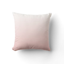 Rose Quartz Gradient Throw Pillow