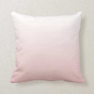 Rose Quartz Gradient Throw Pillow