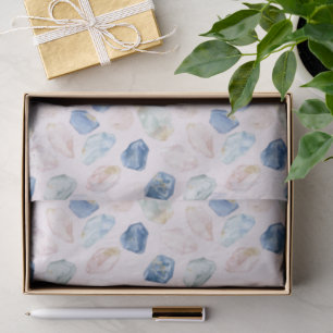 Rose Quartz Lapis Lazuli Crystals Tissue Paper