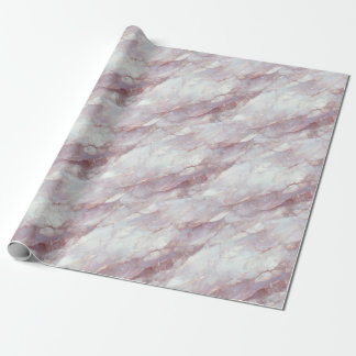 Rose Quartz Marble Infusion Texture  Wrapping Paper