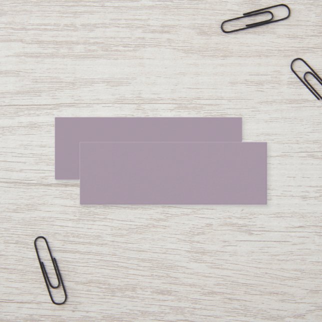 Rose Quartz Mini Business Card (Front/Back In Situ)