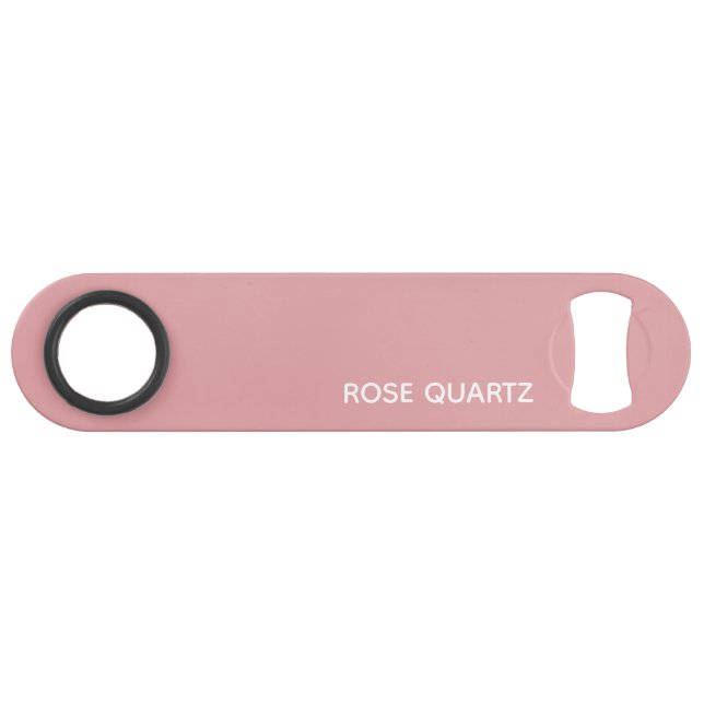 Rose Quartz pink color name Bar Key (Front (Horizontal))