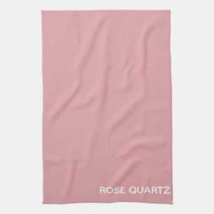 Rose Quartz pink colour name Kitchen Towel
