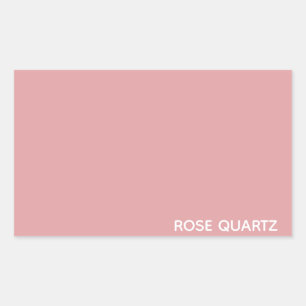 Rose Quartz pink colour name Sticker