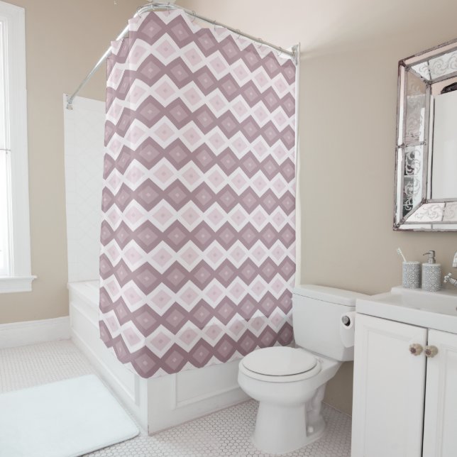 Rose quartz pink diamond pattern (In Situ)