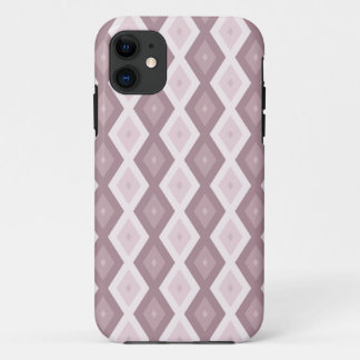 Rose quartz pink diamond pattern iPhone 11 case