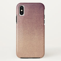 Rose Quartz Rose Gold Ombre Glitter Sand Case-Mate iPhone Case