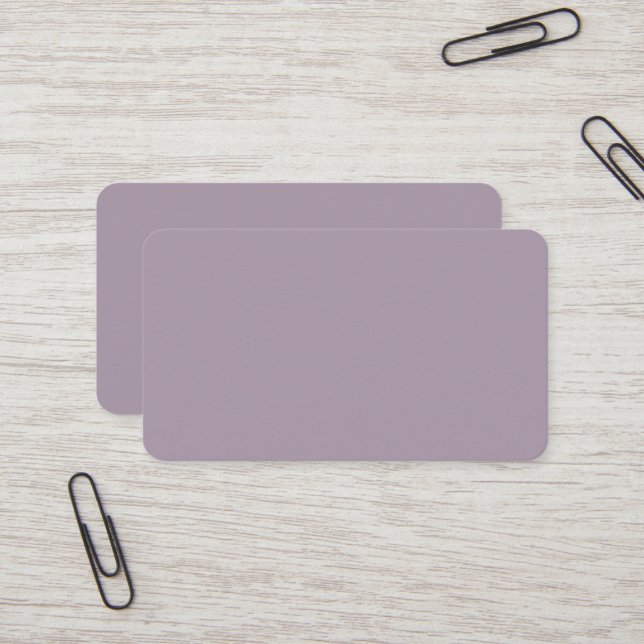 Rose Quartz Rounded Business Card (Front/Back In Situ)