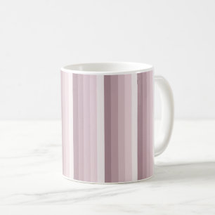 Rose quartz shadow stripes coffee mug