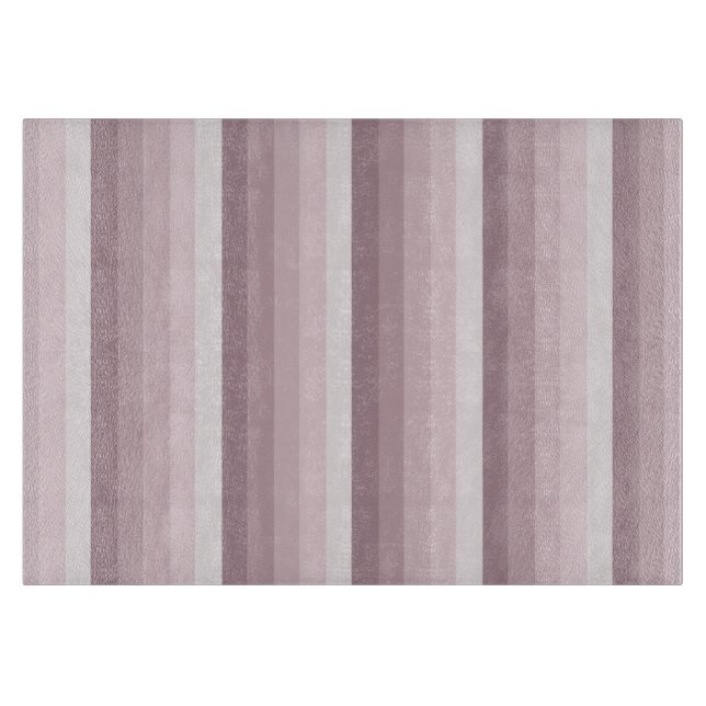 Rose quartz shadow stripes cutting board (Front)
