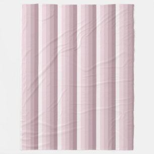 Rose quartz shadow stripes fleece blanket