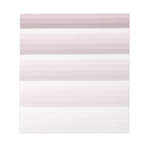 Rose quartz shadow stripes notepad