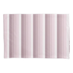 Rose quartz shadow stripes pillowcase