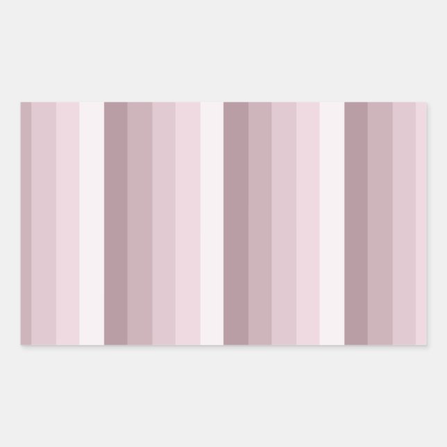 Rose quartz shadow stripes sticker (Front)