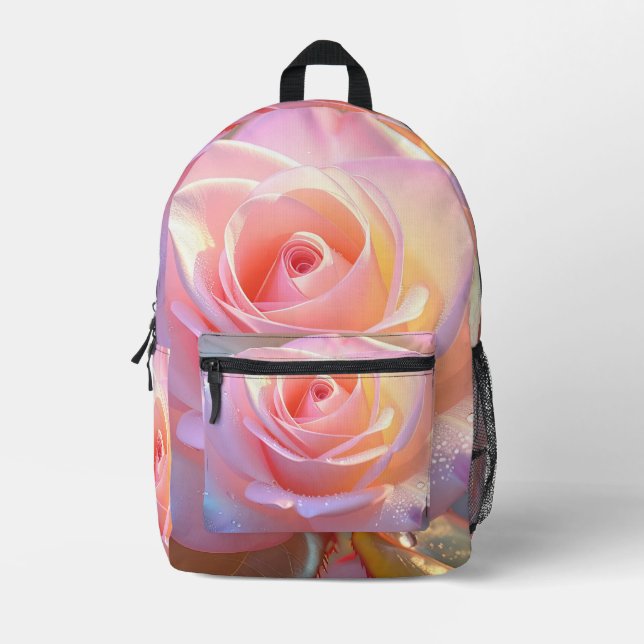 Rose Queen (iridescent edition) Printed Backpack (Front)