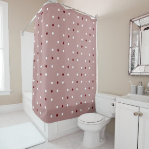 Rose, Red and White dots