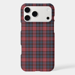 Rose Red Blue Black Plaid Tartan iPhone Case